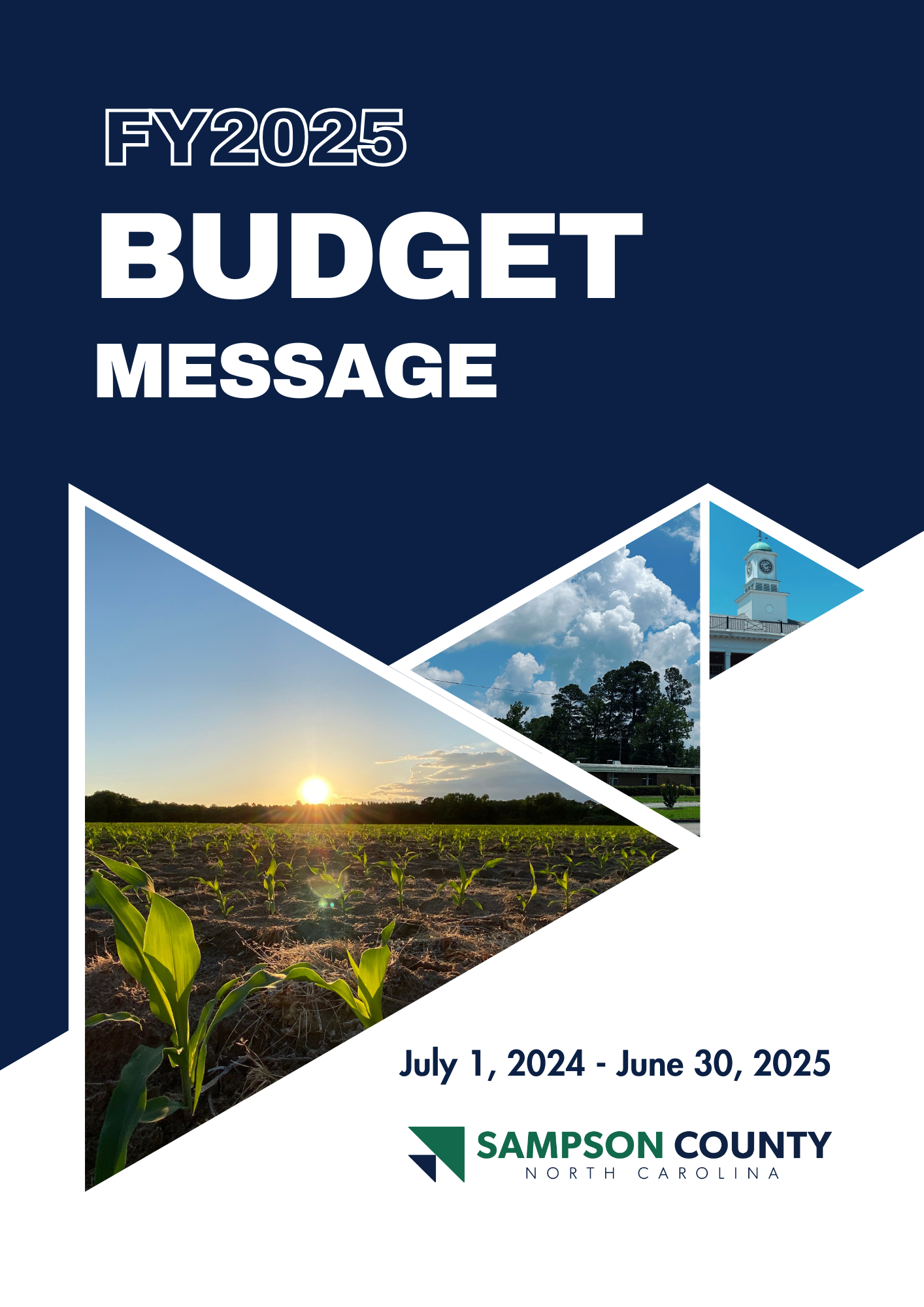 FY 2025 Budget Presentation - Sampson County Government